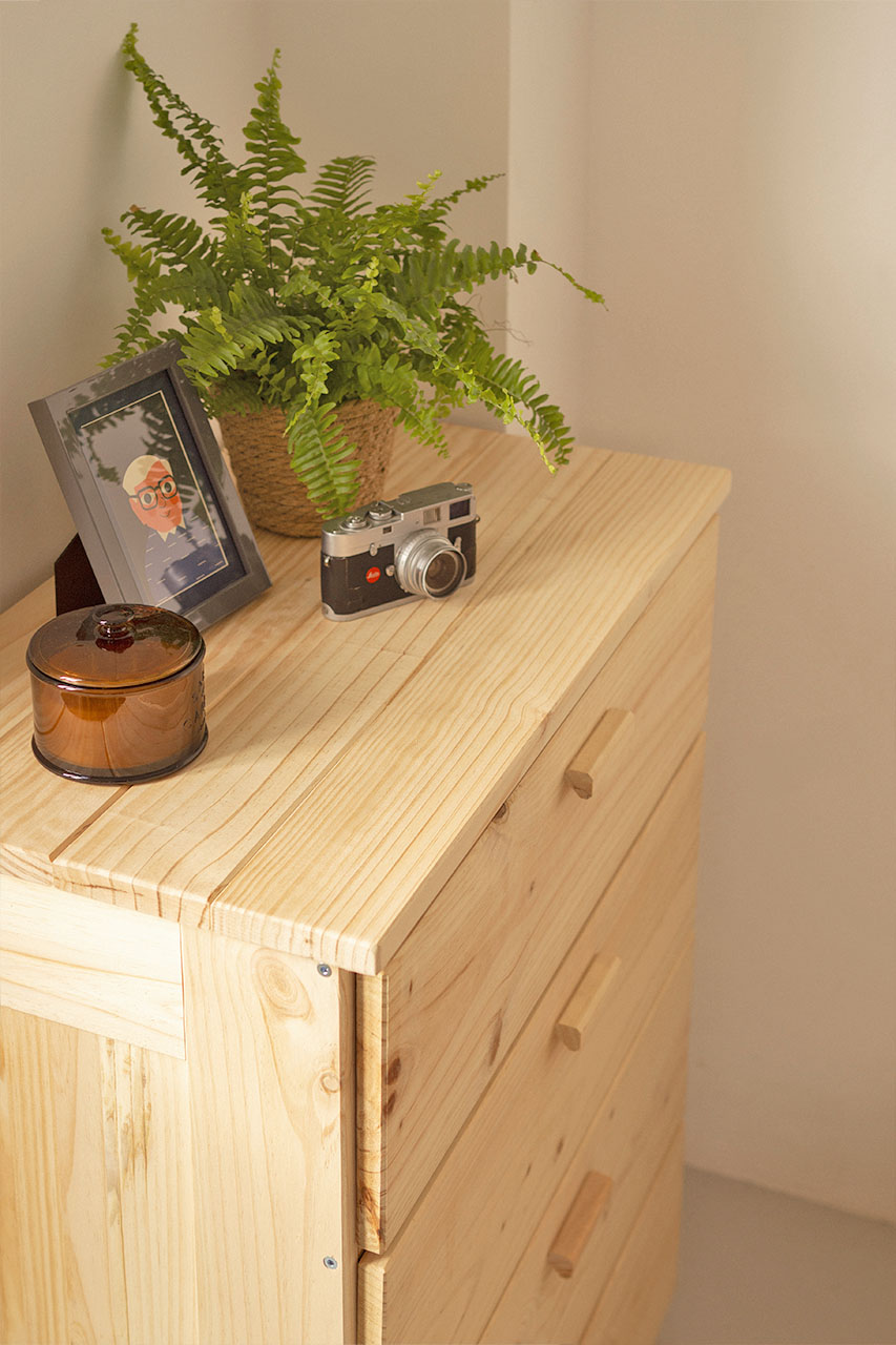 Imagen de ambiente 3 para:C&oacute;moda de madera natural